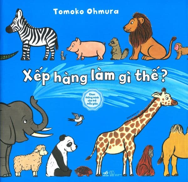 Ehon Thông Minh Cho Trẻ Mẫu Giáo - Xếp Hàng Làm Gì Thế? - Tomoko Ohmura