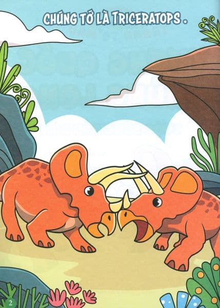 Tranh Tô Màu Vương Quốc Khủng Long - Cuộc Sống Bầy Đàn - Đan Long