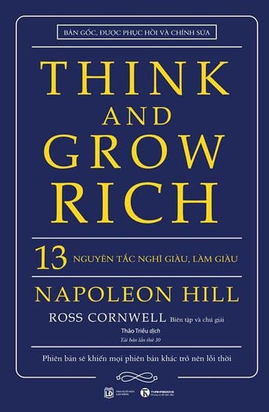 13 Nguyên Tắc Nghĩ Giàu, Làm Giàu (Bìa Cứng) - Napoleon Hill