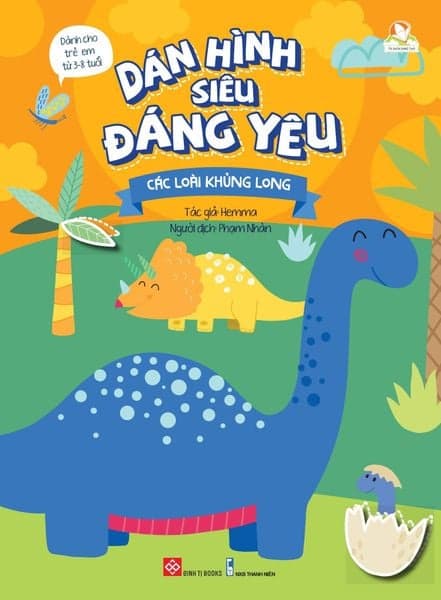 Dán Hình Siêu Đáng Yêu - Các Loài Khủng Long - Đan Long