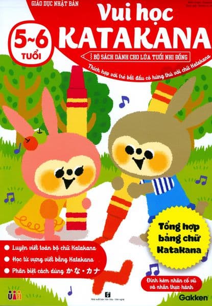 Giáo Dục Nhật Bản - Vui học Katakana (Tuổi 5-6)