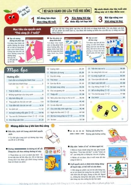 Giáo Dục Nhật Bản - Thủ Công (Tuổi 5-7) - Gakken