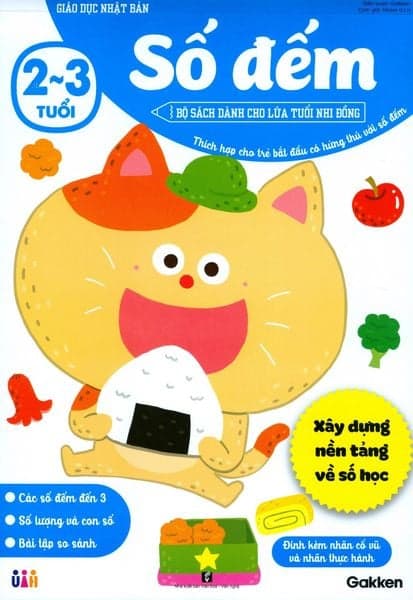 Giáo Dục Nhật Bản - Số Đếm (Tuổi 2-3) - Gakken