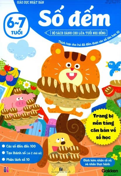 Giáo Dục Nhật Bản - Số Đếm (Tuổi 6-7) - Gakken