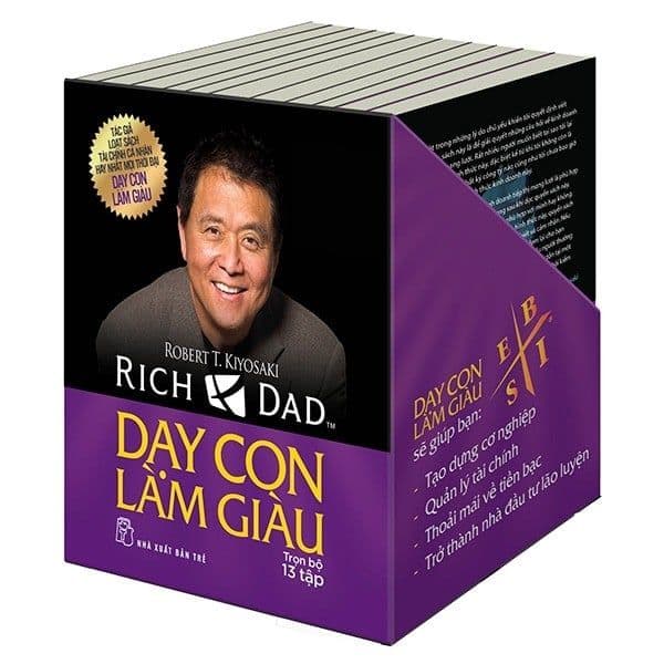 Box Set Dạy Con Làm Giàu - Trọn Bộ 13 Tập - Robert T Kiyosaki