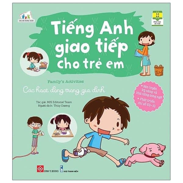 Tiếng Anh Giao Tiếp Cho Trẻ Em - Family’S Activities - Các Hoạt Động Trong Gia Đình - MIS editorial team