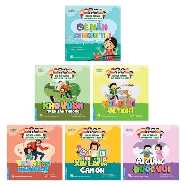 Bộ Sách Kỹ Năng Cho Trẻ Từ 1-6 Tuổi - Hồ Huy Sơn
