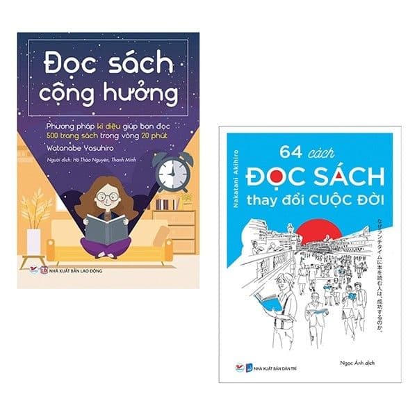Bộ Sách Kỹ Năng Đọc Sách: 64 Cách Đọc Sách Thay Đổi Cuộc Đời + Đọc Sách Cộng Hưởng - Nhiều tác giả