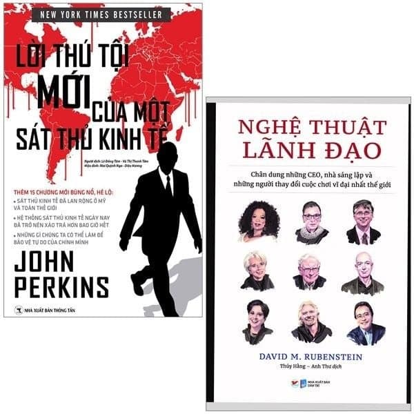 Bộ Sách Lời Thú Tội Mới Của Một Sát Thủ Kinh Tế + Nghệ Thuật Lãnh Đạo - John Perkins