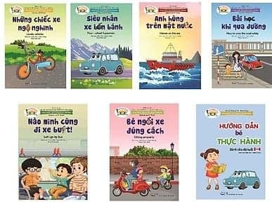 Combo sách Giáo dục an toàn giao thông dành cho trẻ 3-4 tuổi (7 cuốn) - Nhiều tác giả