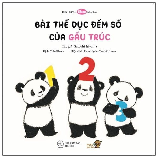 Ehon - Mọt Sách Mogu - Bài Thể Dục Đếm Số Của Gấu Trúc - Satoshi Iriyama