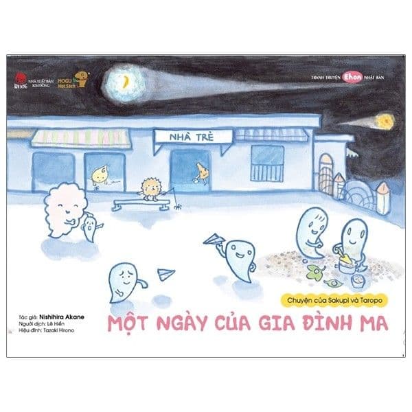 Ehon - Mọt Sách Mogu - Một Ngày Của Gia Đình Ma - Akane Nishihira
