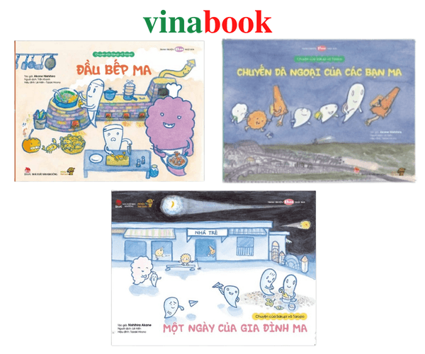 Combo Ehon Gia Đình Ma Của Tác Giả Akane Nishihira -