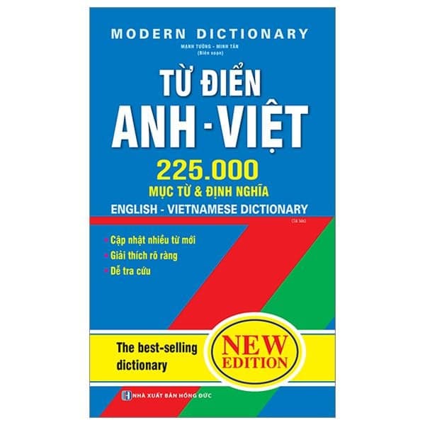 Từ Điển Anh Việt 225.000 Mục Từ Và Định Nghĩa - Mạnh Tường