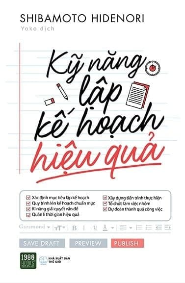 Kỹ Năng Lập Kế Hoạch Hiệu Quả