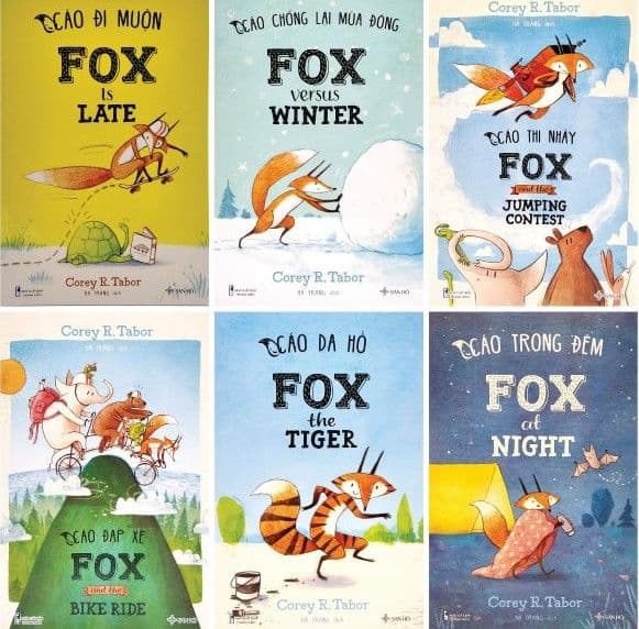 Bộ Fox Chú Cáo Tinh Nghịch (Song Ngữ Việt - Anh)