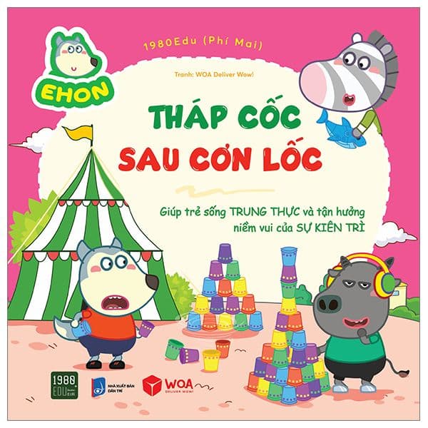 Ehon Wolfoo - Tháp Cốc Sau Cơn Lốc - Phí Mai