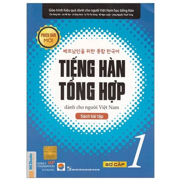 Tiếng Hàn Tổng Hợp Dành Cho Người Việt Nam - Sơ Cấp 1 - Sách Bài Tập - Việt Hà