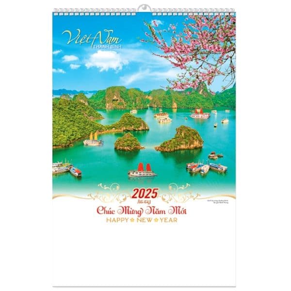 Lịch Lò Xo 7 tờ 2025 - VIỆT NAM THANH BÌNH ( MT15 ) - Thanh Thanh