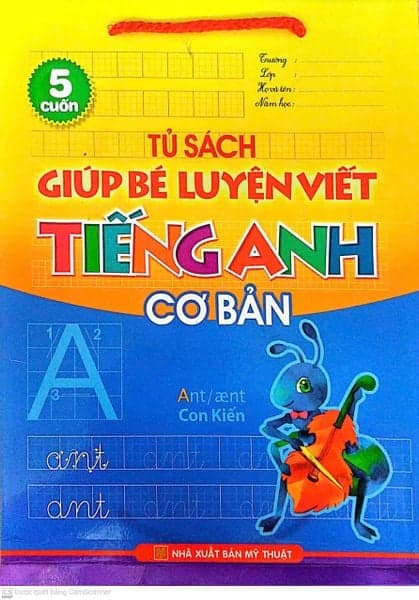 Tủ Sách Giúp Bé Luyện Viết Tiếng Anh Cơ Bản