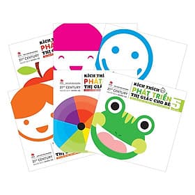 Combo Kích Thích Phát Triển Thị Giác Cho Bé ( Trọn Bộ 6 Cuốn ) - Nha Nha