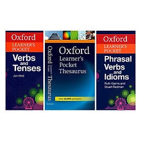 Sách Oxford Learner's Pocket - Better Together Set 5: Phrasal Verbs And Idioms, Thesaurus, Verbs And Tenses - Léa