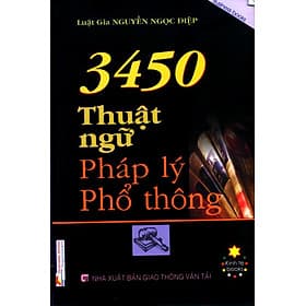 Sách 3450 Thuật Ngữ Pháp Lý - Thu