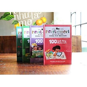Combo Học Montessori Để Dạy Trẻ Theo Phương Pháp Montessori (Trọn Bộ 4 Cuốn) - Marie-Hélène Place - Ève Herrmann