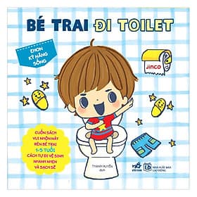Sách Ehon Nhật Bản - Bé Trai Đi Toilet - Nhật Nam