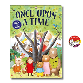 Once Upon A Time - Stick a Story (Priddy Books) | Children English Book / Ngoại văn Thiếu nhi - Priddy Books