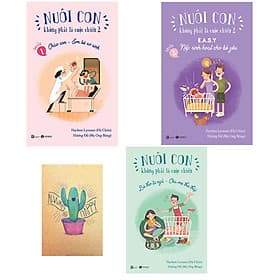 Combo Nuôi Con Không Phải Là Cuộc Chiến : Bé Tự Ngủ - Cha Mẹ Thư Thái, Chào Con Em Bé Sơ Sinh và Nếp Sinh Hoạt Cho Bé Yêu ( Tặng Kèm Sổ Tay ) - Thái Hà